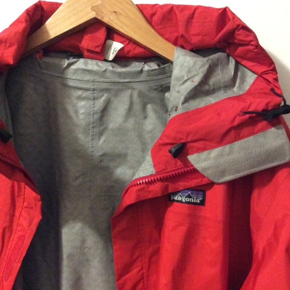 Patagonia Rainshadow waterproof Jacket -Men's XL - RED - Picture 10 of 10